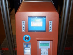 Crashed STM Ticket Vending Machine
