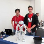 Carlos, Alan and Nao at the Geekfest