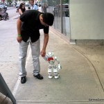 Nao 1337 and me, about to walk the red carpet