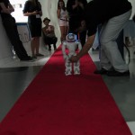 Walking the red carpet