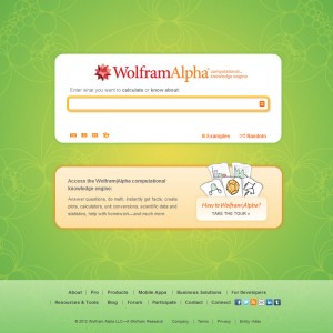Wolfram|Alpha Knowledge Engine